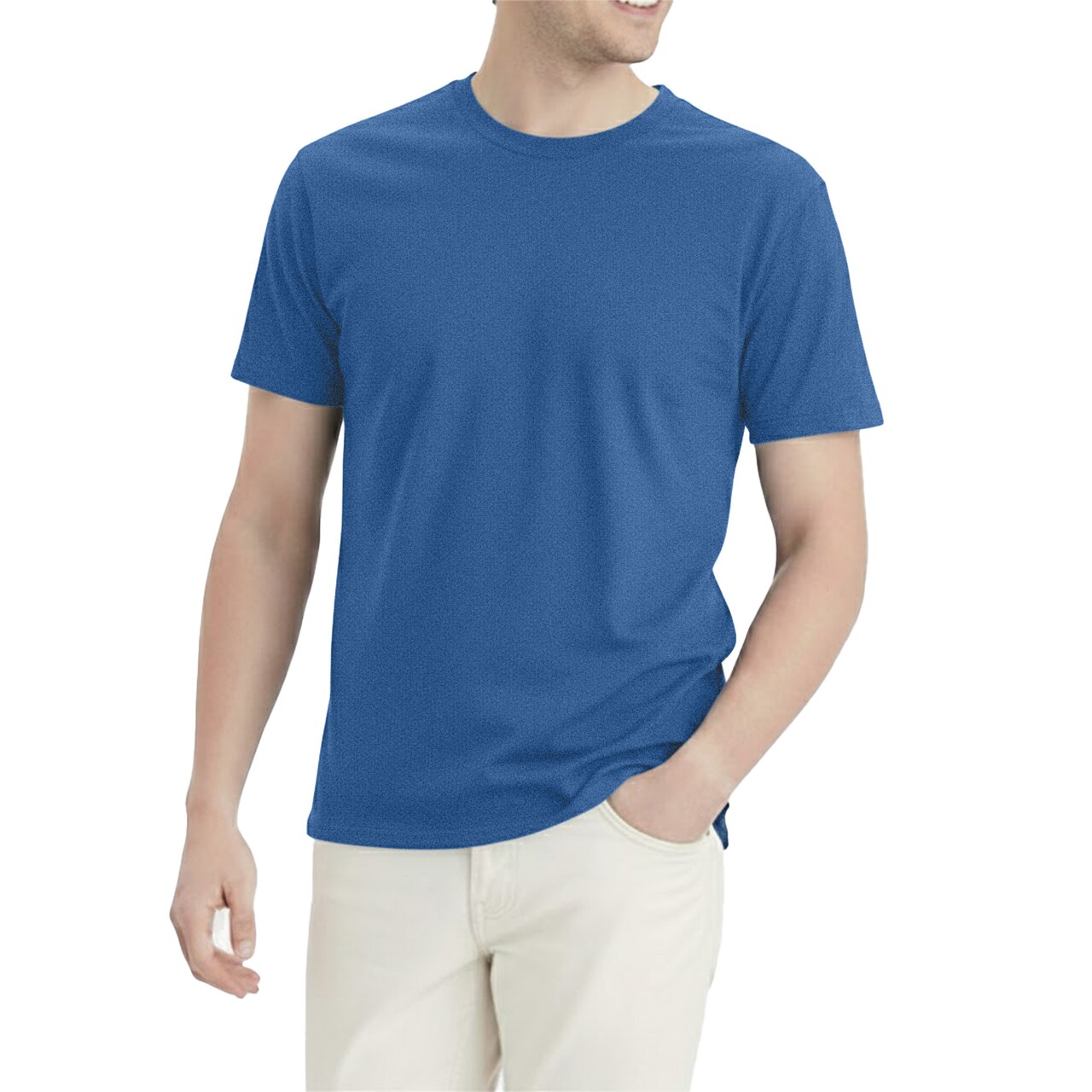 Hanes Perfect-T Blank T-Shirt, Crewneck Short Sleeve Basic Plain Tee